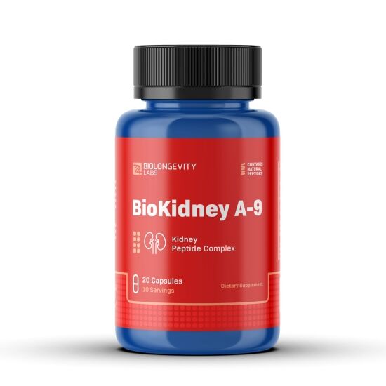 BioKidney - A-9 Kidney Peptide Bioregulator (Pielotax) 1 BioKidney A-9 20ct - front