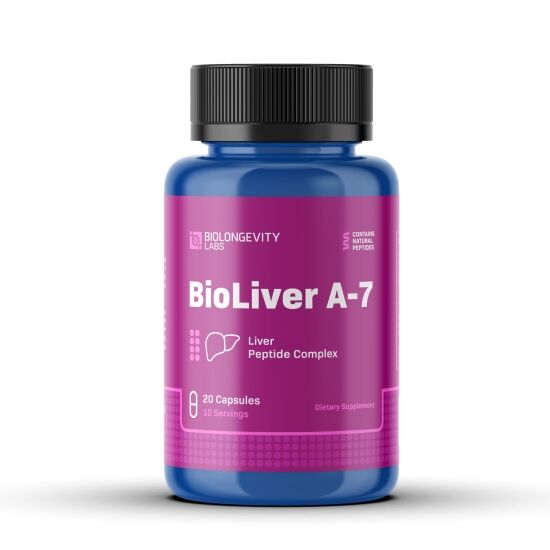 BioLiver - A-7 Liver Peptide Bioregulator (Svetinorm) 1 BioLiver A-7 20ct - front