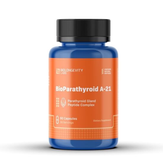 BioParathyroid - A-21 Peptide Bioregulator (Bonothyrk) 1 BioParathyroid A-21 60ct - front